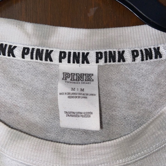 Green & White PINK Crewneck - Picture 2 of 3